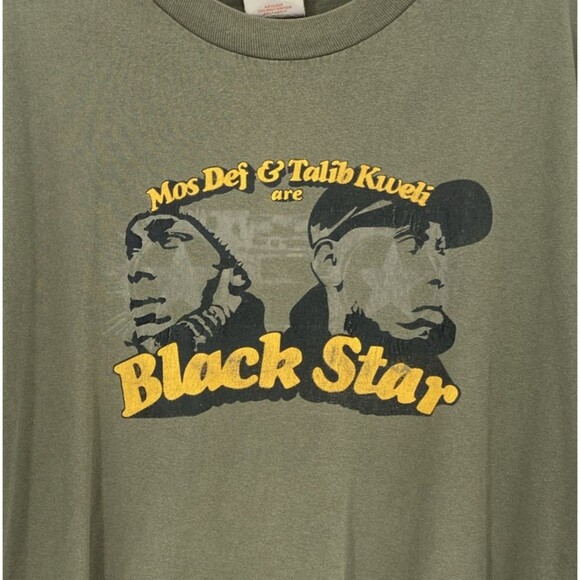 Vintage 1998 Mos Def Talib Kweli Are Black Star T Shirt Mens XL Y2K Hip Hop - Picture 3 of 8